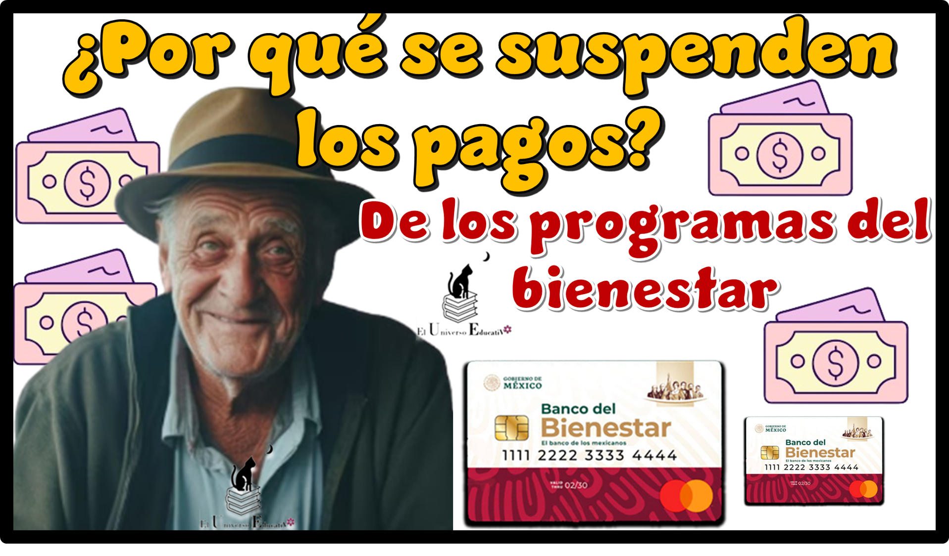 Por qué se suspenden los pagos de los programas del bienestar