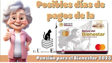 Posibles días de pagos de la Pensión para el Bienestar 2025