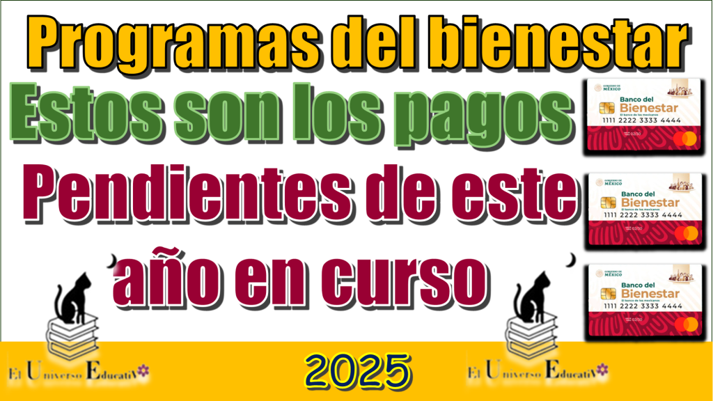 Programas del bienestar | Estos son los pagos pendientes de este año en curso 2025