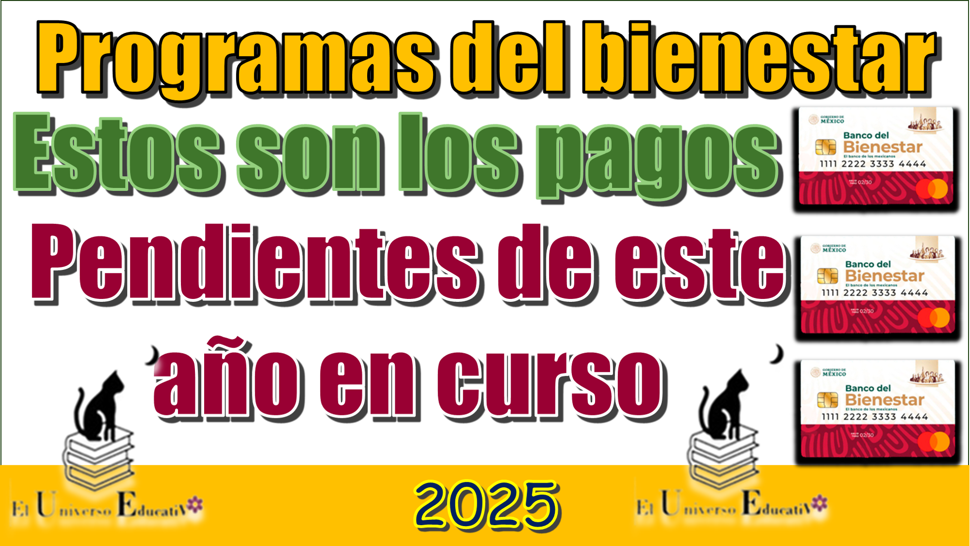 Programas del bienestar | Estos son los pagos pendientes de este año en curso 2025