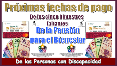 Próximas fechas de pago de los cinco bimestres faltantes de la Pensión para el Bienestar de las Personas con Discapacidad