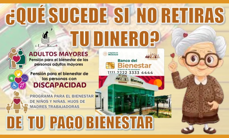 ¿QUÉ SUCEDE SI NO RETIRAS TU DINERO DE TU PAGO BIENESTAR? | ATENCIÓN A ESTO BENEFICIARIOS 