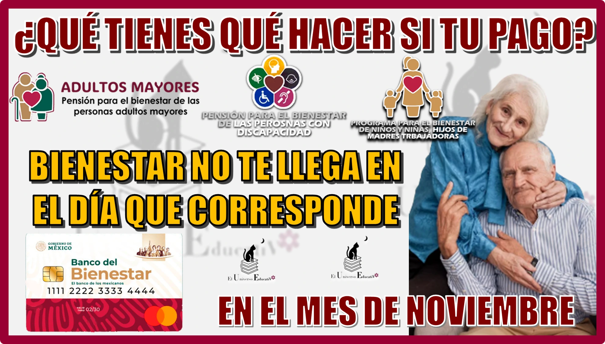 ¿QUÉ TIENES QUÉ HACER SI TU PAGO BIENESTAR NO TE LLEGA EN EL DÍA QUÉ CORRESPONDE? 