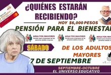 ¿QUIÉNES ESTARÁN RECIBIENDO HOY $6,000 PESOS?… PENSIÓN PARA EL BIENESTAR DE LOS ADULTOS MAYORES 