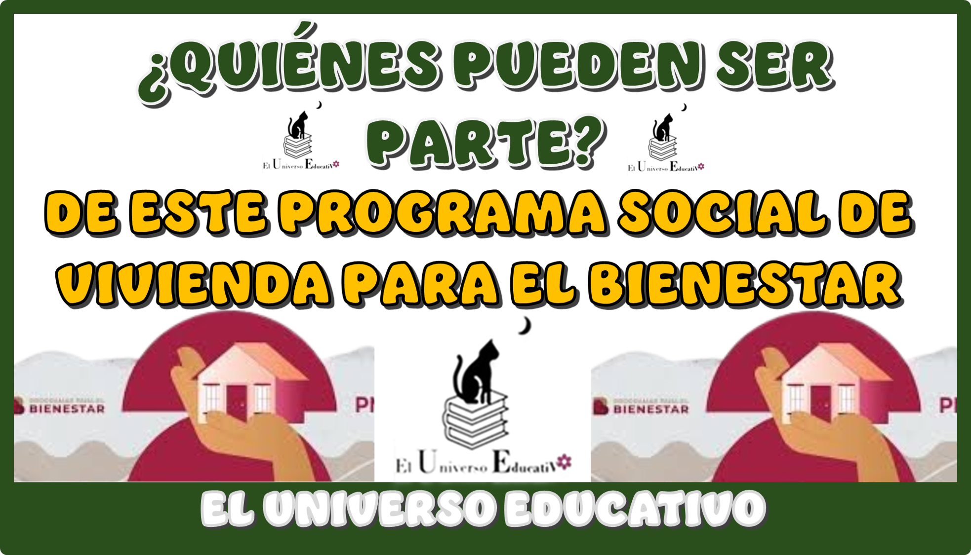 QUIÉNES PUEDEN SER PARTE DE ESTE PROGRAMA SOCIAL DE VIVIENDA PARA EL BIENESTAR