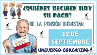 ¿QUIÉNES RECIBEN HOY SU PAGO DE LA PENSIÓN BIENESTAR?...12 DE SEPTIEMBRE 