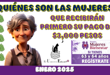 ¿QUIÉNES SON LAS MUJERES QUE RECIBIRÁN PRIMERO SU PAGO DE $3,000 PESOS? | ENERO DEL 2025 