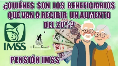 ¿QUIÉNES SON LOS BENEFICIARIOS QUÉ VAN A RECIBIR UN AUMENTO DEL 20% EN SUS PAGOS DE LA PENSIÓN IMSS?