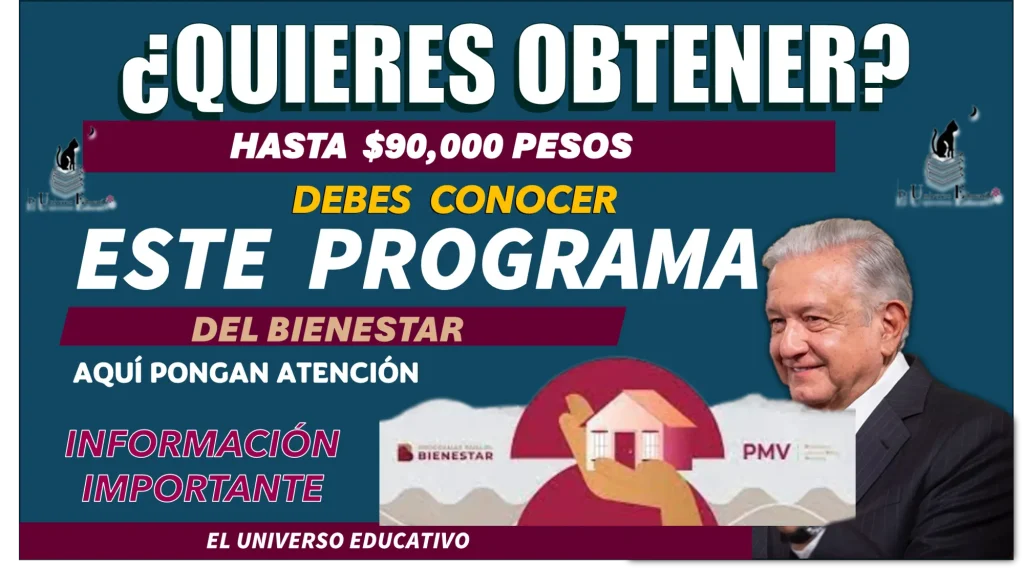 ¿QUIERES OBTENER HASTA $90,000 PESOS? | DEBES CONOCER ESTE PROGRAMA DEL BIENESTAR 