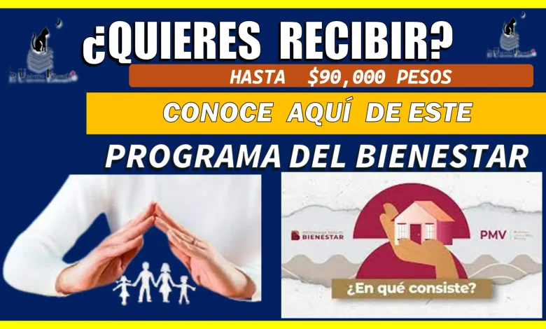 ¿QUIERES RECIBIR HASTA $90,000 PESOS? |CONOCE AQUÍ DE ESTE PROGRAMA DEL BIENESTAR