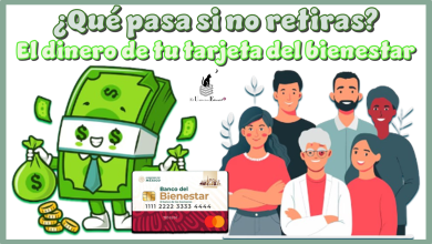¿Qué pasa si no retiras el dinero de tu tarjeta del bienestar?