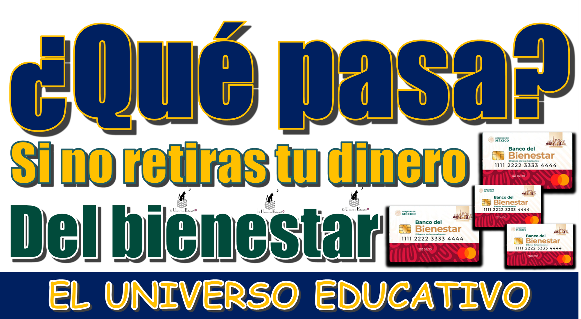¿Qué pasa si no retiras tu dinero del bienestar?