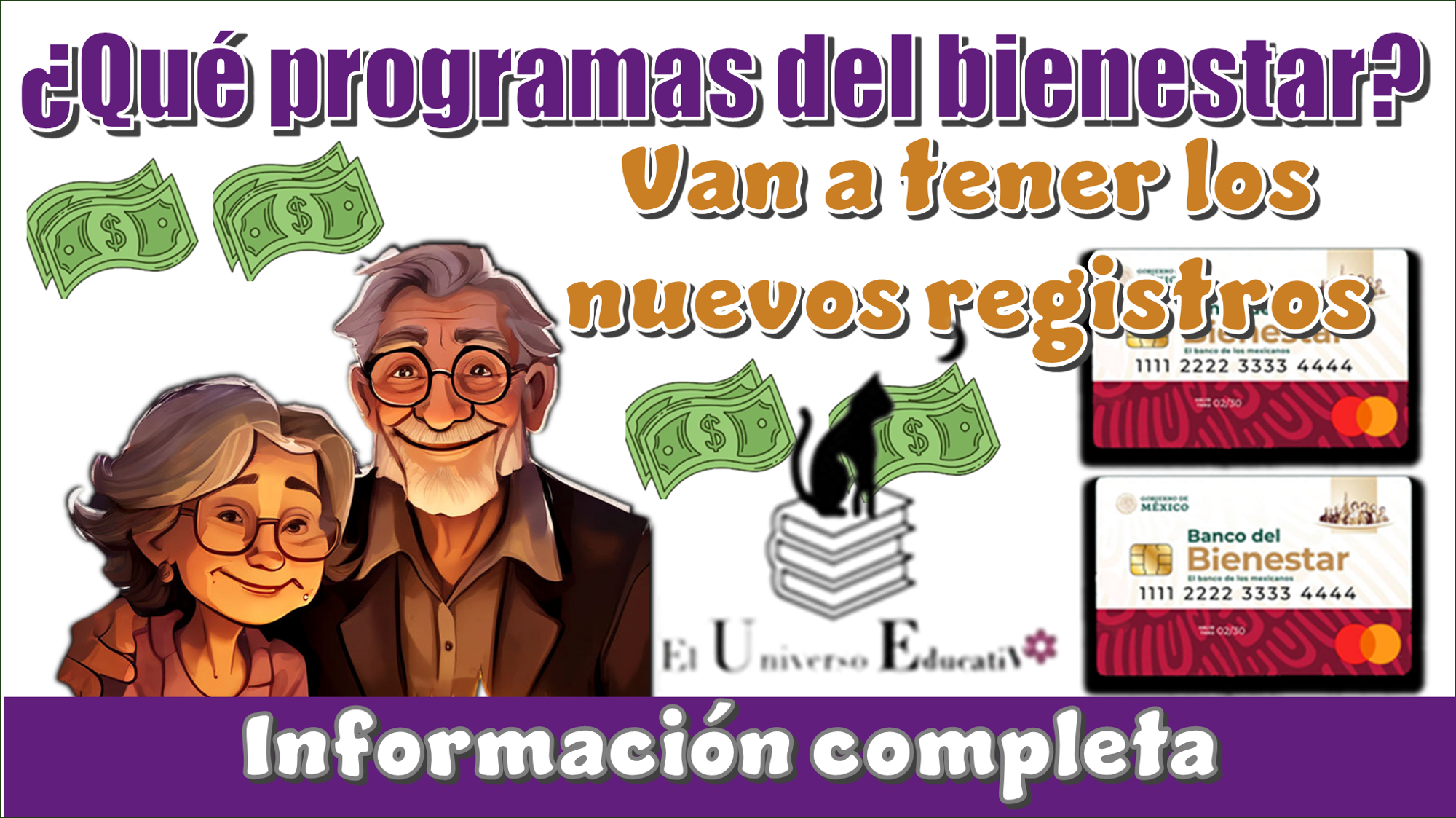 ¿Qué programas del bienestar van a tener los nuevos registros?...Información completa