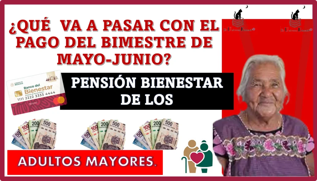 ¿Qué va a pasar con el pago del bimestre de mayo – junio? | PENSIÓN BIENESTAR DE LOS ADULTOS MAYORES 