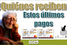 ¿Quiénes reciben estos últimos pagos 2025?