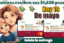 ¿Quiénes reciben sus $1,650 pesos?...Hoy 19 de mayo inicia la entrega 