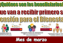 ¿Quiénes son los beneficiarios que van a recibir primero su Pensión para el Bienestar? | Mes de marzo 