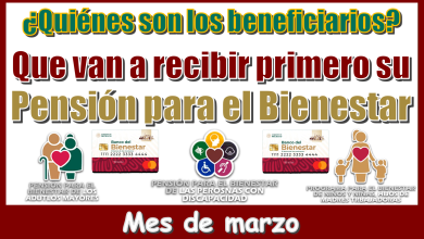 ¿Quiénes son los beneficiarios que van a recibir primero su Pensión para el Bienestar? | Mes de marzo 