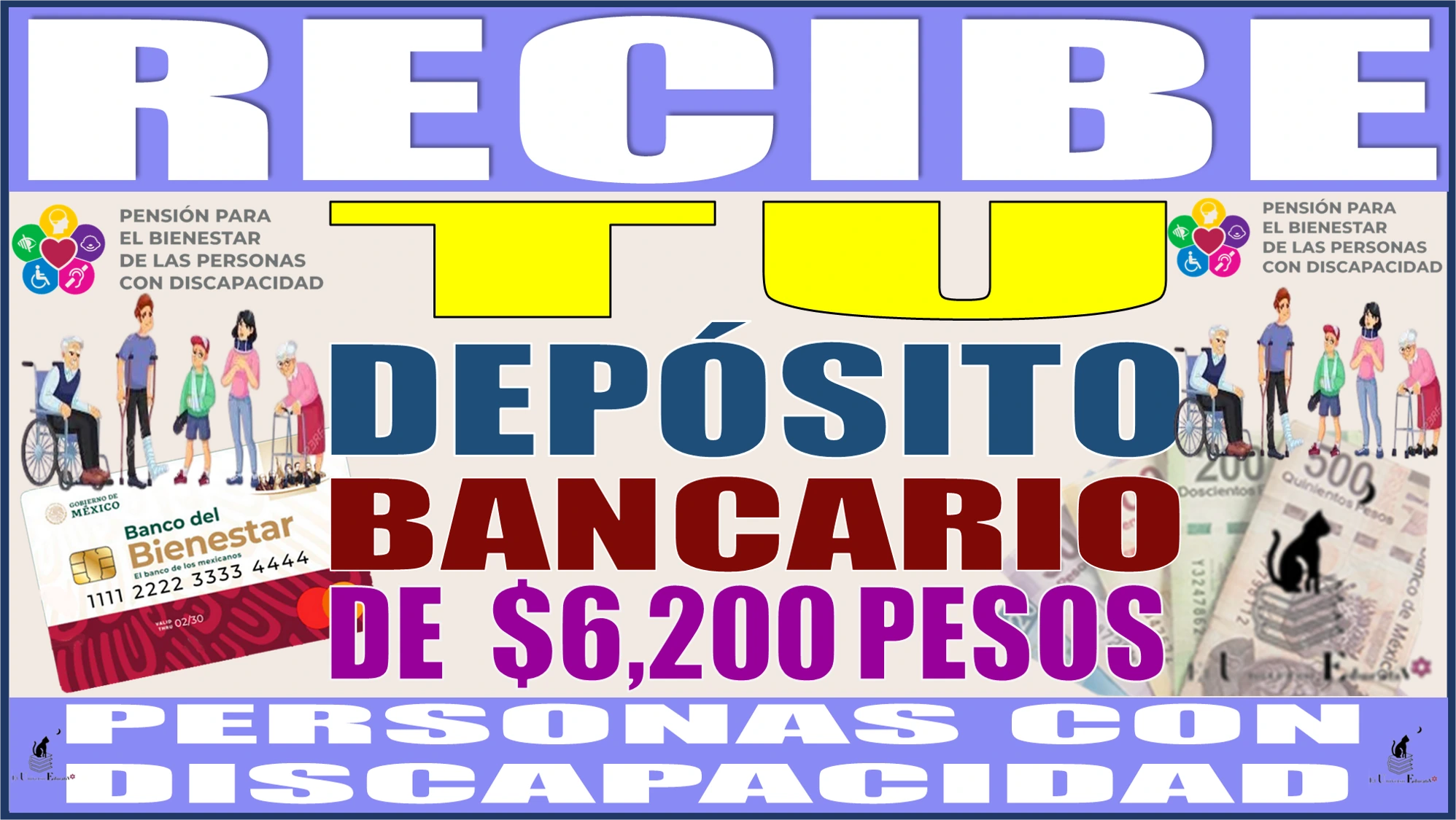 RECIBE TU DEPÓSITO BANCARIO DE $6,200 PESOS 