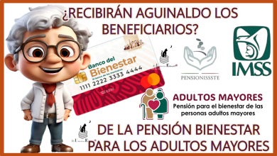 ¿RECIBIRÁS AGUINALDO LOS BENEFICIOS DE LA PENSIÓN BIENESTAR PARA LOS ADULTOS MAYORES?