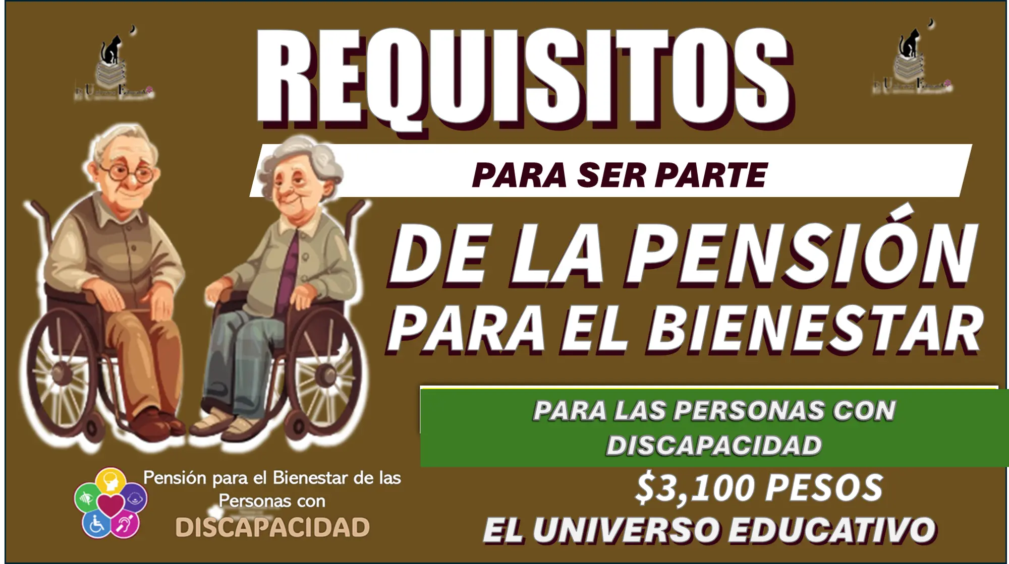 REQUISITOS PARA SER PARTE DE LA PENSIÓN BIENESTAR PARA LAS PERSONAS CON DISCAPACIDAD 