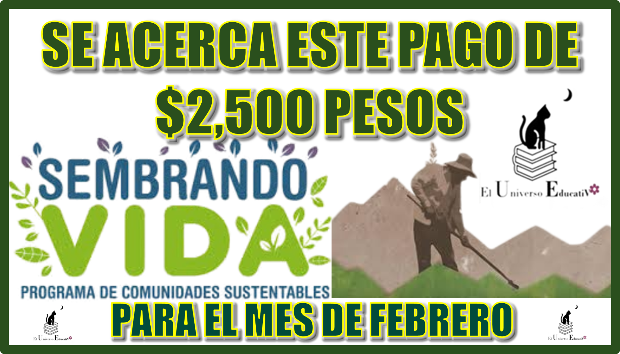 SE ACERCA ESTE PAGO DE $6,250 PESOS PARA EL MES DE FEBRERO | PROGRAMA DEL BIENESTAR 