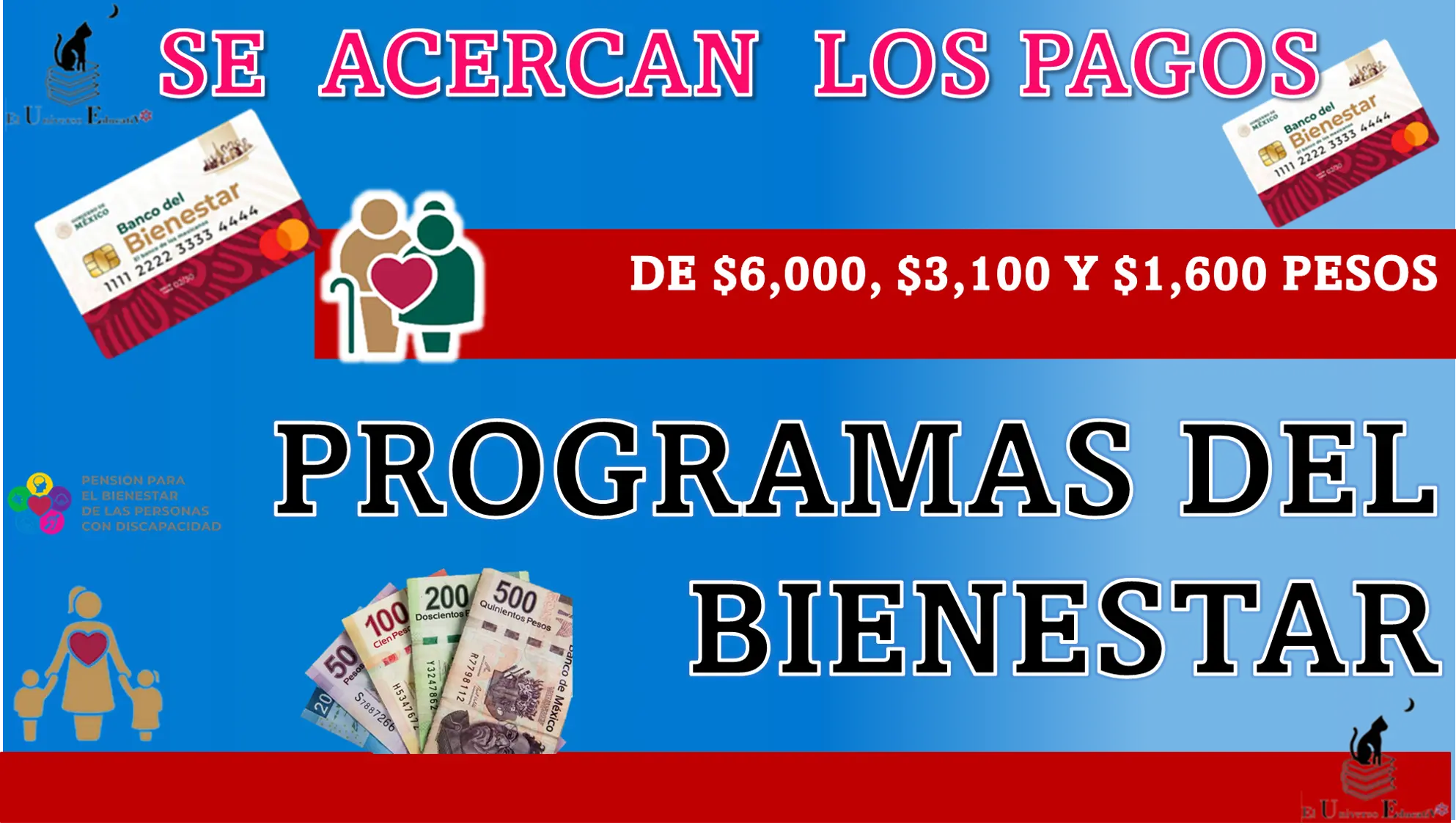 SE ACERCAN LOS PAGOS DE $6,000, $3,100 Y $1,600 PESOS | PROGRAMAS DEL BIENESTAR 