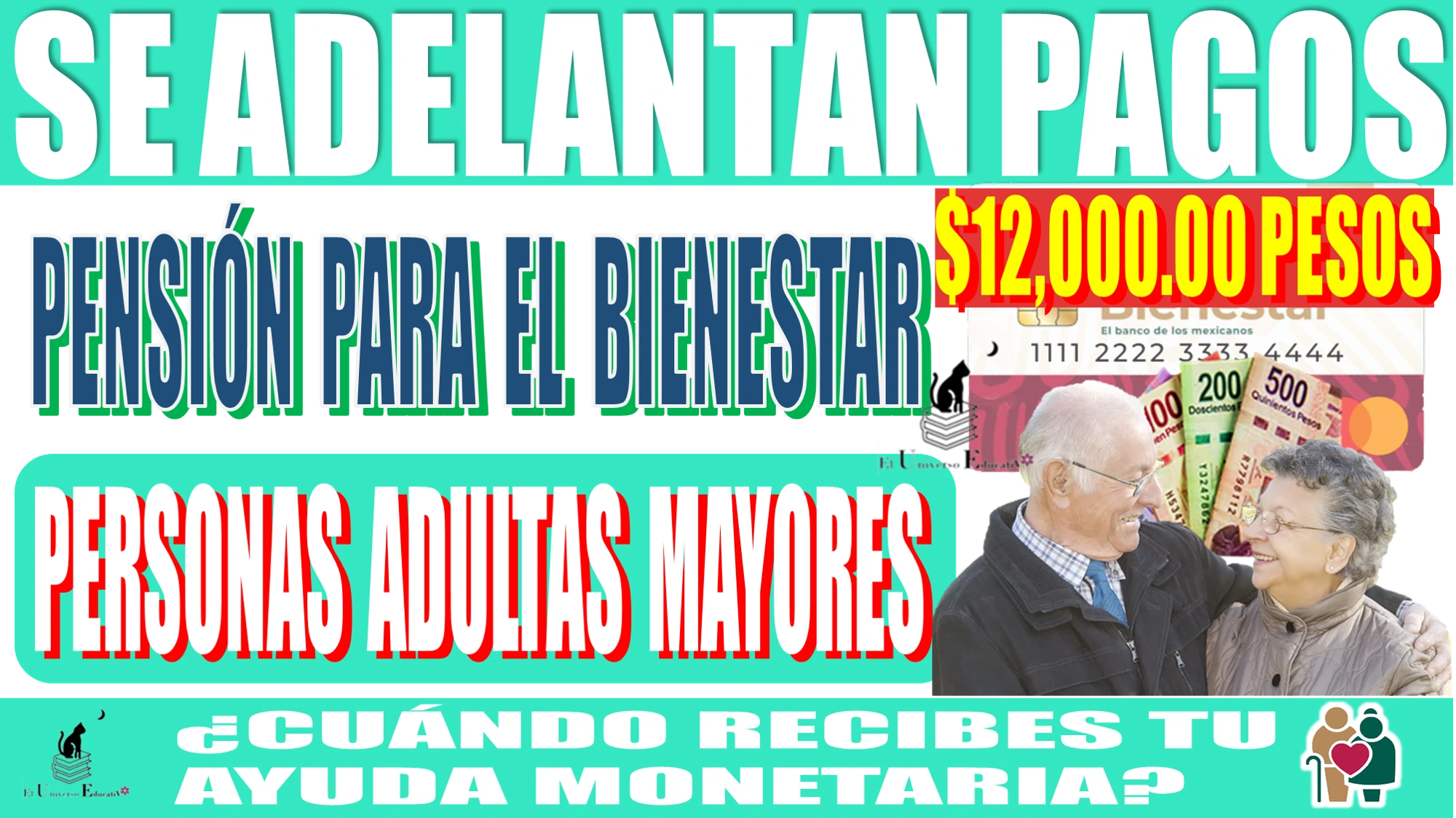 📢🤑💸💳🚨 SE ADELANTAN LOS PAGOS DE ESTA PENSIÓN PARA EL BIENESTAR DE LAS PERSONAS ADULTAS MAYORES ¿CUÁNDO RECIBES TU AYUDA MONETARIA? 📢🤑💸💳🚨