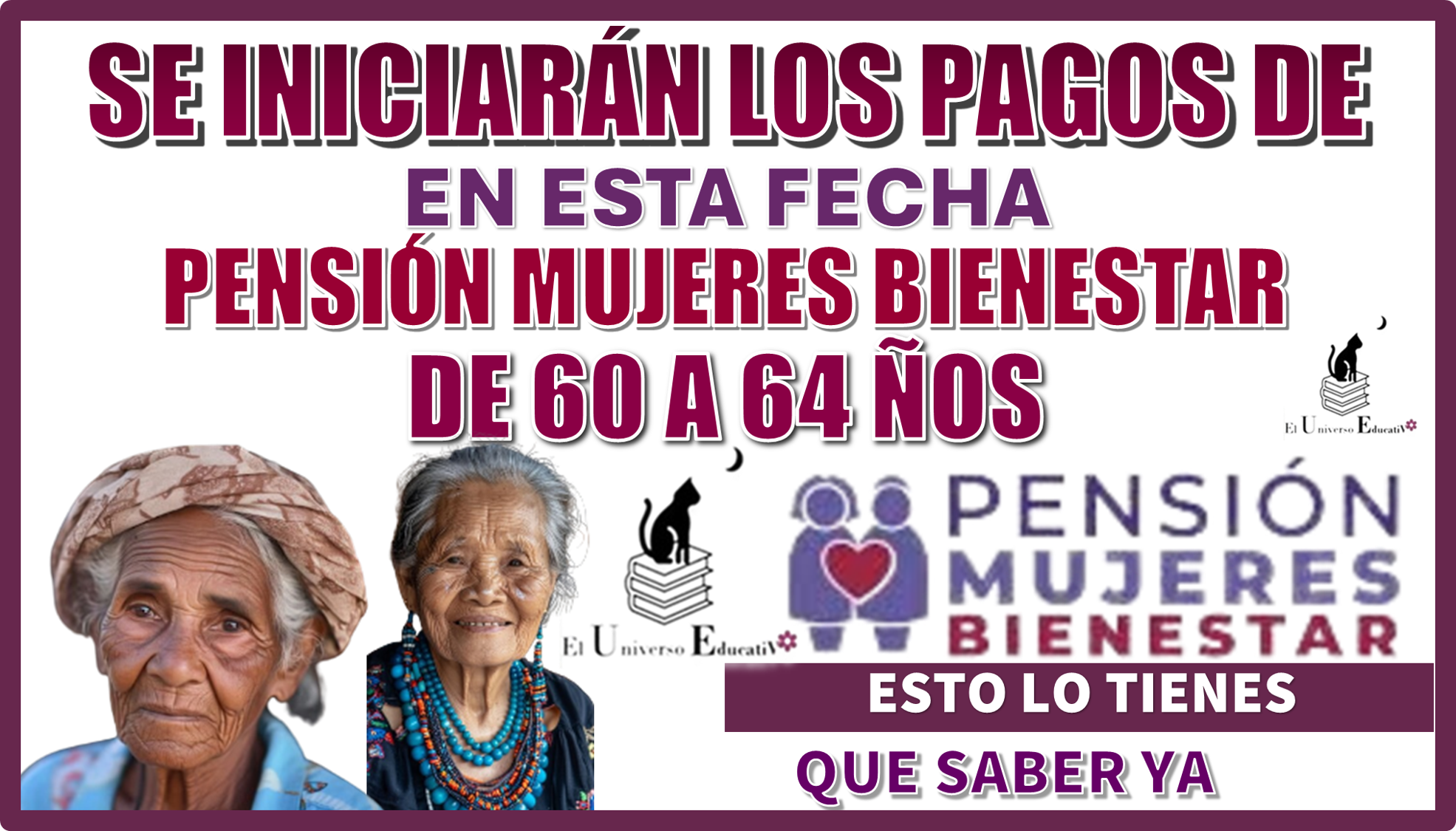 SE INICIARÁN LOS PAGOS DE $3,000 PESOS EN ESTA FECHA | PENSIÓN MUJERES BIENESTAR DE 60 A 64 AÑOS… ESTO LO TIENES QUE SABER YA