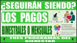 ¿SEGUIRÁN SIENDO LOS PAGOS BIMESTRALES O MENSUALES? | TRES PROGRAMAS DEL BIENESTAR 