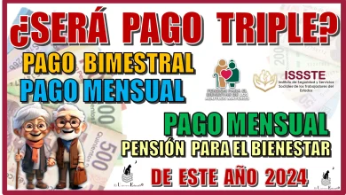 ¿SERÁ PAGO TRIPLE? | PAGO BIMESTRAL, PAGO MENSUAL MÁS EL AGUINALDO | PENSIÓN PARA EL BIENESTAR DE ESTE AÑO 2024. 