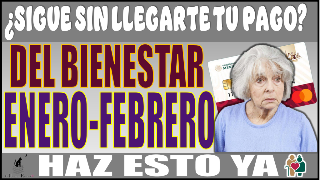 ¿SIGUE SIN LLEGARTE TU PAGO DEL BIENESTAR DE ENERO-FEBRERO?… HAZ ESTO YA 