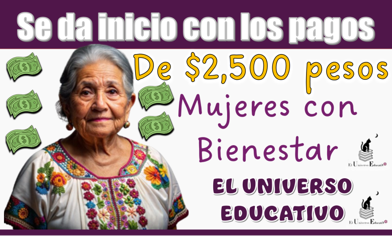 Se da inicio con los pagos de $2,500 pesos  | Mujeres con Bienestar 