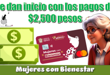 Se darán inicio con los pagos de $2,500 pesos  | Mujeres con Bienestar