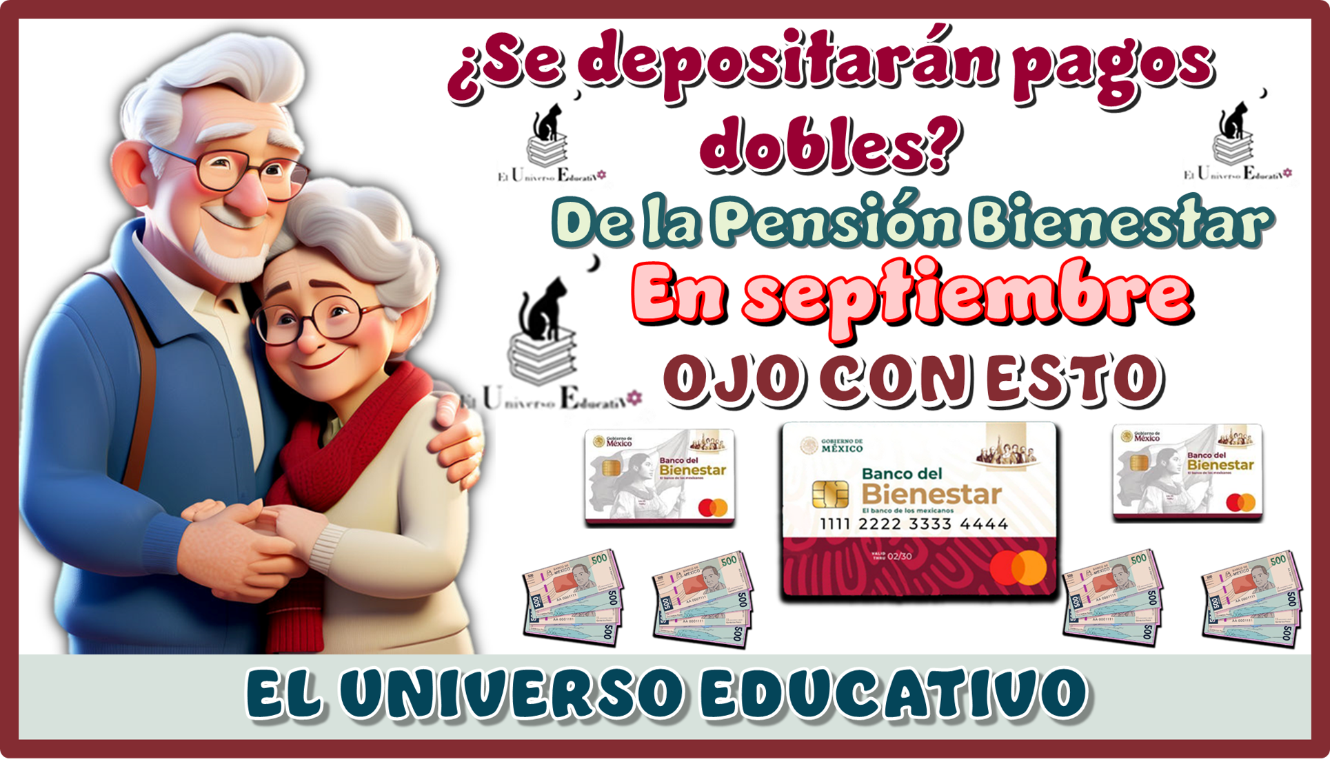 ¿Se depositarán pagos dobles de la Pensión Bienestar en septiembre? | OJO CON ESTO 