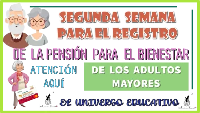 Segunda semana de para el registro de la Pensión para el Bienestar de los Adultos Mayores 