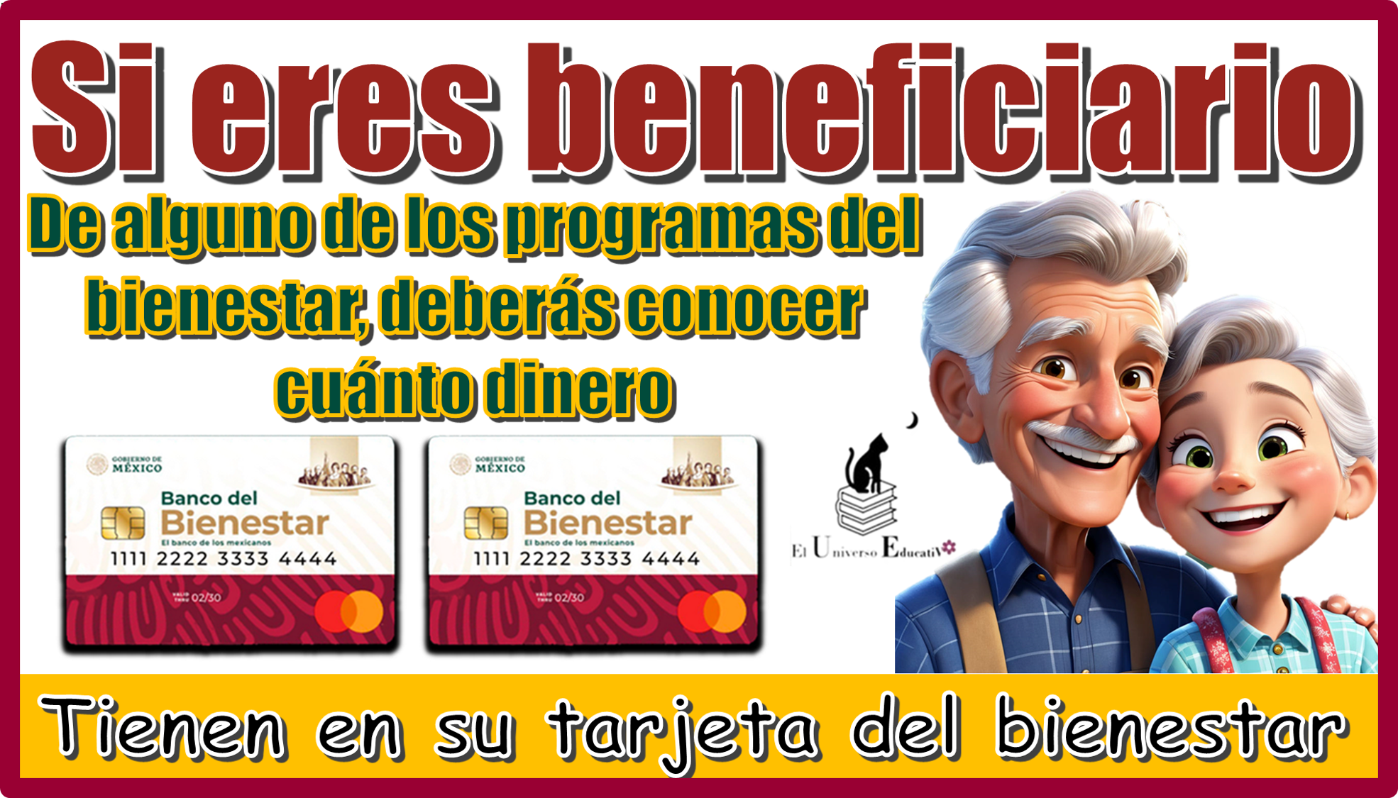 Si eres beneficiario de alguno de los programas del bienestar, deberás conocer cuánto dinero tienen en su tarjeta del bienestar