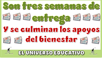 Son tres semanas de entrega y se culminan los apoyos del bienestar 