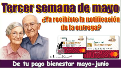 Tercer semana de mayo | ¿Ya recibiste la notificación de la entrega de tu pago bienestar  mayo-junio?…