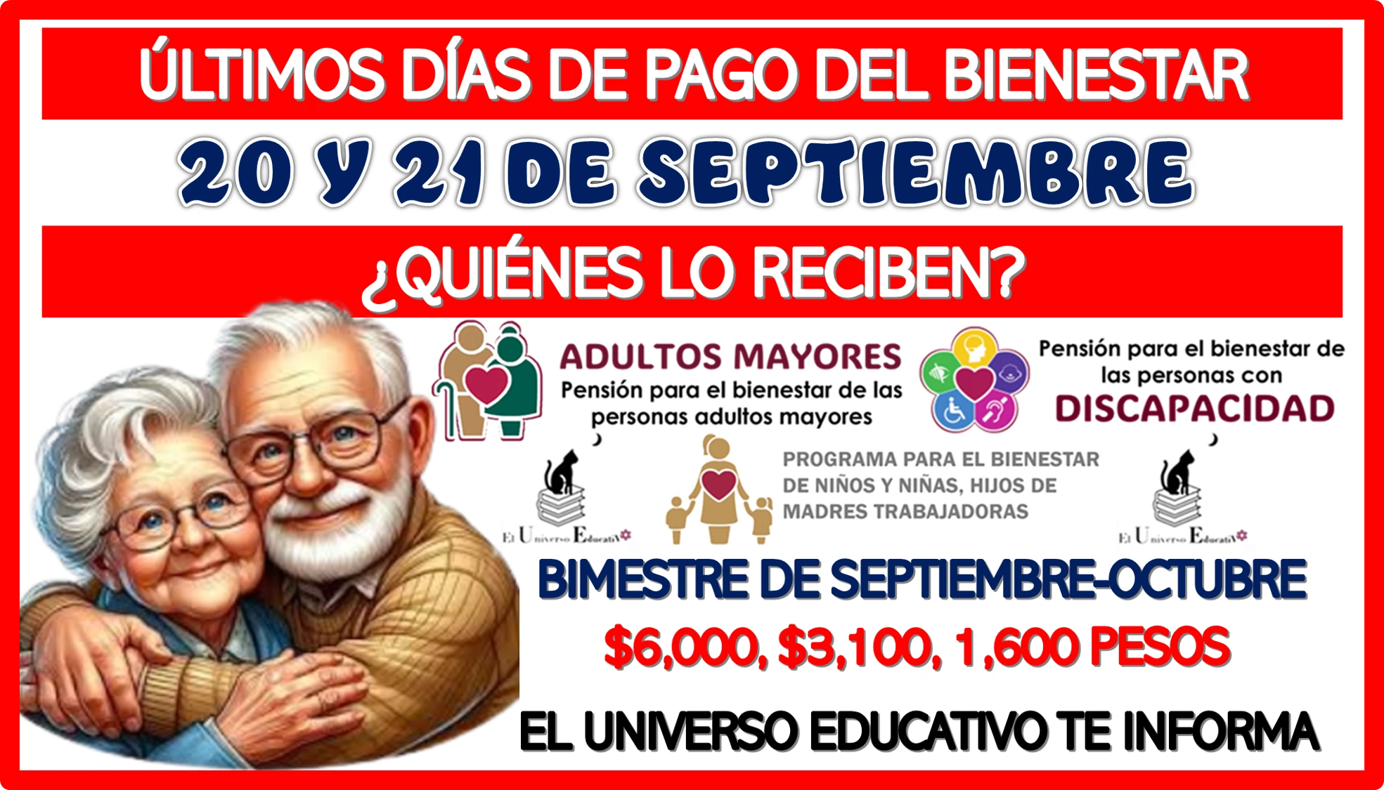 ÚLTIMOS DÍAS DE PAGO DEL BIENESTAR 20 Y 21 DE SEPTIEMBRE |¿QUIÉNES LO RECIBEN?