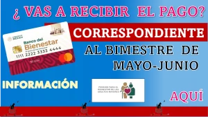 ¿VAS A RECIBIR EL PAGO CORRESPONDIENTE AL BIMESTRE DE MAYO-JUNIO? | INFORMACIÓN COMPLETA AQUÍ 