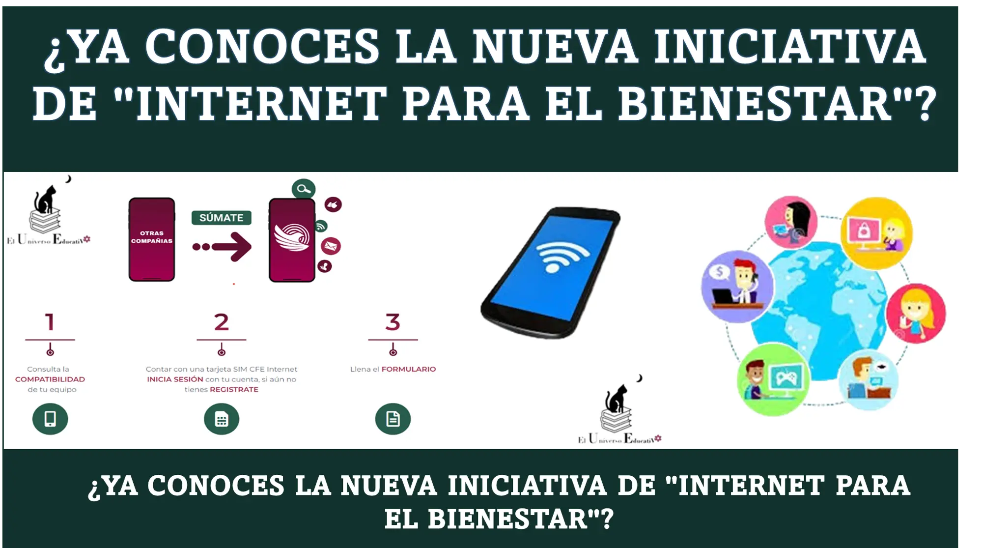 ¿YA CONOCES LA NUEVA INICIATIVA DE "INTERNET PARA EL BIENESTAR"? | CONOCE TODA LA INFORMACIÓN AQUÍ 