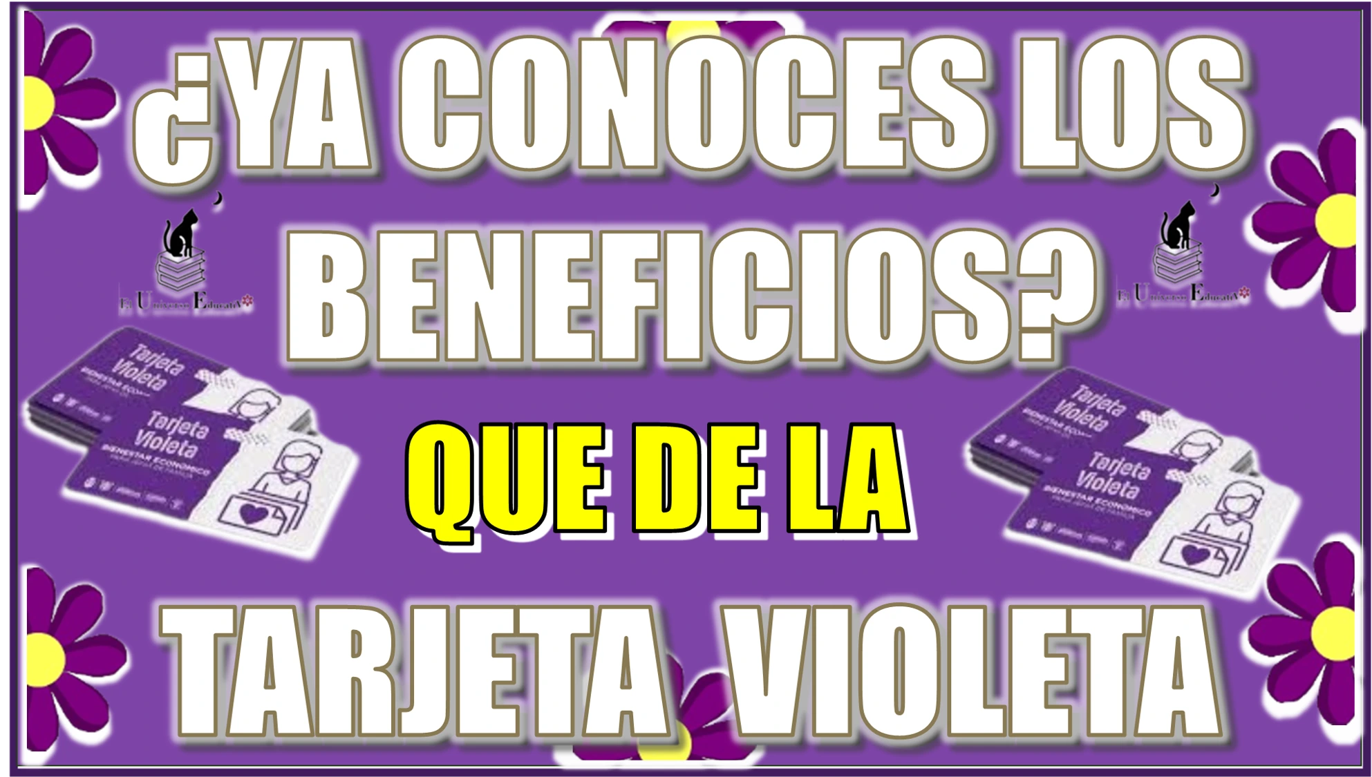 ¿YA CONOCES LOS BENEFICIOS QUE TE DA LA TARJETA VIOLETA?