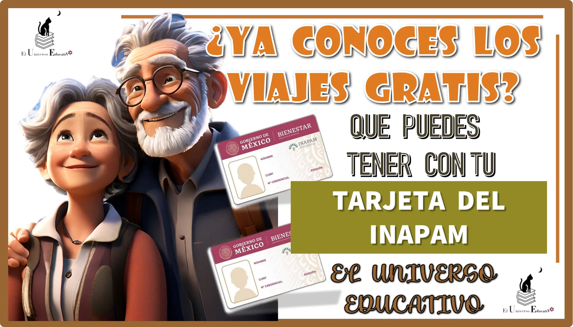 ¿YA CONOCES LOS VIAJES GRATIS QUE PUEDES TENER CON TU TARJETA DEL INAPAM?