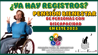 YA HAY REGISTROS PARA LA PENSIÓN BIENESTAR DE PERSONAS CON DISCAPACIDAD