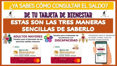 ¿YA SABES CÓMO CONSULTAR EL SALDO DE TU TARJETA DE BIENESTAR? | ESTAS SON LAS TRES MANERAS SENCILLAS DE SABERLO 