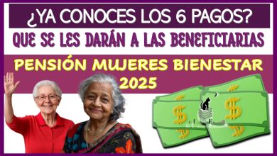 ¿YA CONOCES LOS 6 PAGOS QUÉ SE LES DARÁN A LAS BENEFICIARIAS? | PENSIÓN MUJERES BIENESTAR 2025