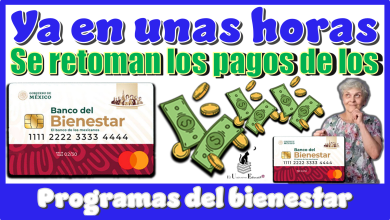 Ya en unas horas...Se retoman los pagos de los programa del bienestar