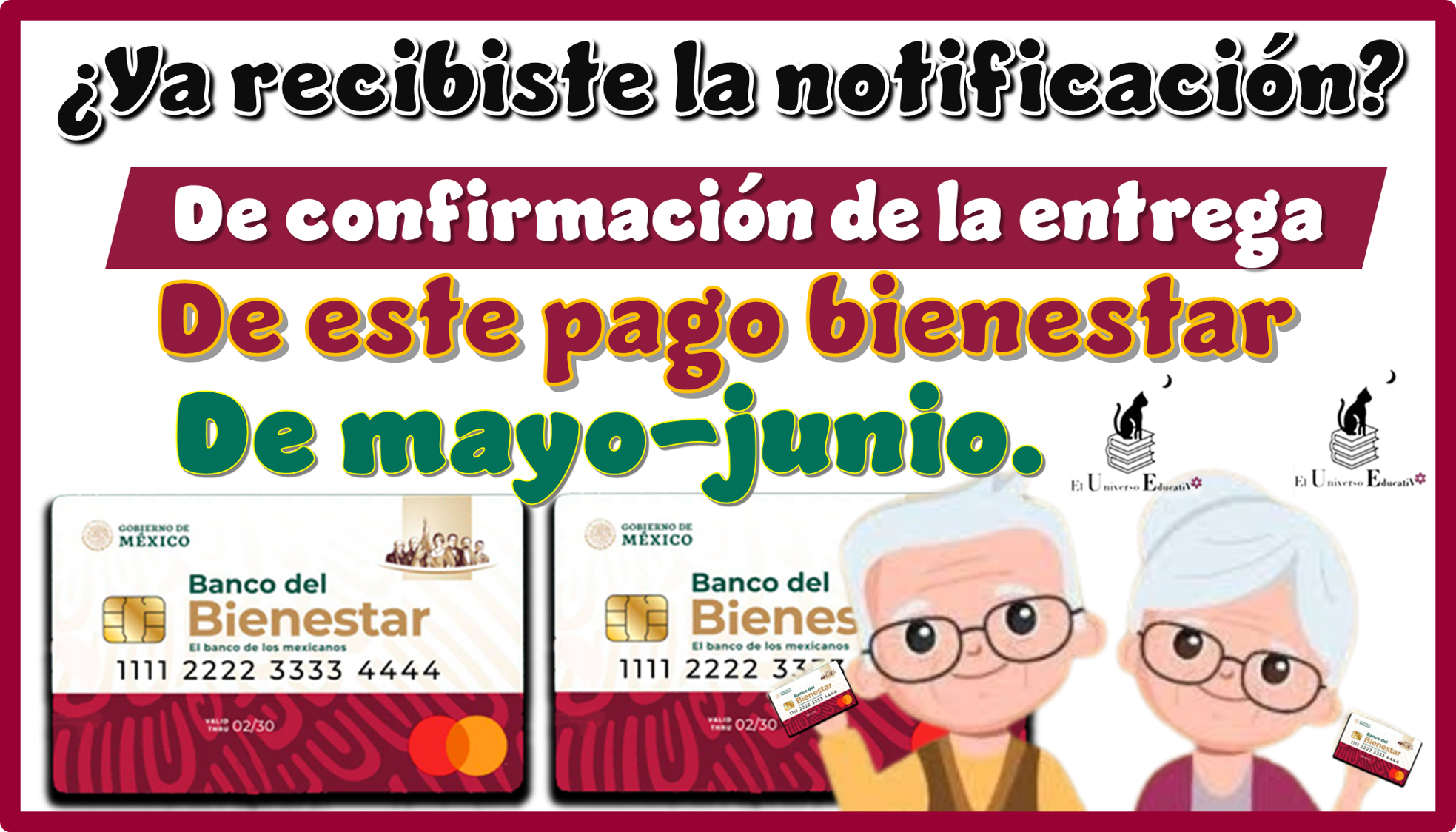 ¿Ya recibiste la notificación de confirmación de la entrega de este pago bienestar de mayo-junio?…