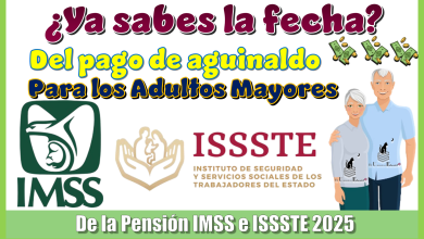 ¿Ya sabes la fecha del pago de aguinaldo para los Adultos Mayores de la Pensión IMSS e ISSTE de este 2025?